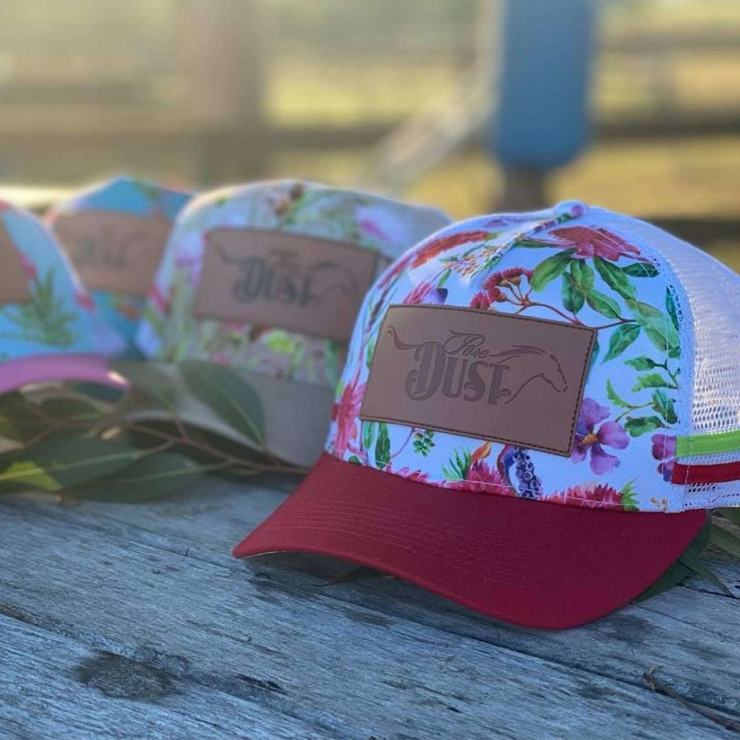 Blooms Collection Women's Trucker Caps Pure Dust