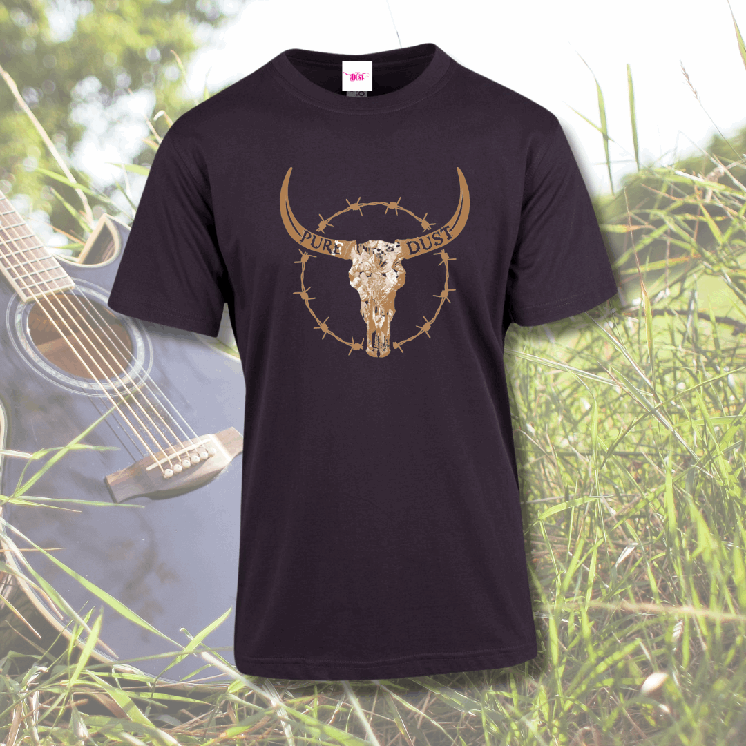 Mens Tee Rustic Skull